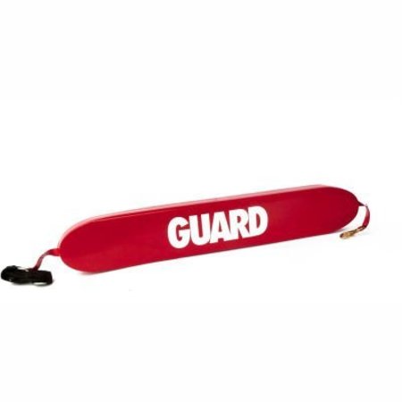 KEMP USA Kemp 40" Rescue Tube With Brass Clips, Red Guard Logo, 10-203-RED 10-203-RED